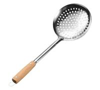 Setaccio da cucina professionale in acciaio 201 con manico in legno per utensili da cucina