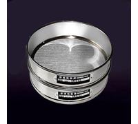 Setaccio da laboratorio a rete in acciaio inossidabile 304, setaccio per test di apertura a maglia 4 Mesh-600, diametro 7,9 pollici. Setacci di prova del campione di analisi standard economica per