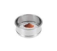Setaccio da laboratorio in acciaio inossidabile 304 a doppio strato, rete impilabile da 8 cm | Setaccio di prova di precisione con maglie di dimensioni multiple for la separazione delle particelle fini(Mesh 1 mm)
