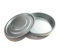 Setaccio da laboratorio in rete metallica, Set di setacci for test con telaio cromato, diametro 8 pollici, diverse misure, con padella e coperchio(PAN+LID)