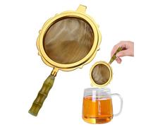 Setaccio da tè a maglia fine con manico | Setacci per alimenti, per scolare cocktail, succhi e setacciare farina, zucchero a velo