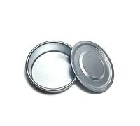 setaccio del micron dell'acciaio inossidabile, Coperchio e vassoio for setaccio Farmacopea, 10 cm x 4, cornice cromata