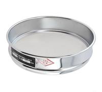 Setaccio di prova cromato, 20 cm, con rete in acciaio inossidabile 304, per analisi delle particelle del suolo, classificazione delle polveri e screening di laboratorio di controllo della qualità