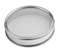 Setaccio di prova in acciaio inossidabile da 20 cm con cromatura, perfetto per analisi dei campioni in laboratorio (50 maglie)