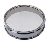 Setaccio di prova in acciaio inossidabile da 20 cm con cromatura, perfetto per analisi dei campioni in laboratorio (20 maglie)