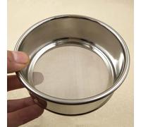 Setaccio di prova Laboratorio Campionamento Ispezione Farmacopea Setaccio standard 304 SUS Filtro Maglia Telaio cromato Diam. 8 cm 12-200 Mesh(200mesh)