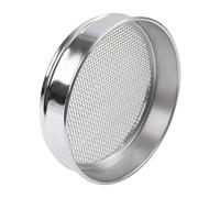 Setaccio di prova resistente in acciaio inox con finitura cromata per analisi dei campioni (7 maglie)