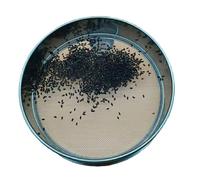 Setaccio di prova, setaccio per farina, seive a maglia fine, in acciaio inox, rotondo, per cottura, cucina, casa, laboratorio, diametro 30 cm (dimensione maglia 0,8 mm)