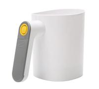 Setaccio elettrico per farina alimentato a batteria, capacità di 4 tazze, con manico ergonomico in maglia di acciaio inossidabile fine