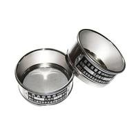 Setaccio for prove di laboratorio da 10 cm, rete filtrante in acciaio inossidabile 304 con telaio cromato for ispezione di campionamento, 1 pz(325mesh(0.045mm))