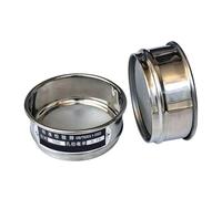 Setaccio for prove di laboratorio standard da 10-500 maglie, diametro 8 cm, telaio cromato con filtro in SUS 304, setaccio for ispezione e campionamento(300mesh(0.054mm))