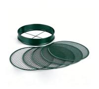 Relaxdays Setaccio da giardino 5 inserti Ø30 cm