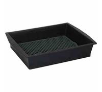 Setaccio Giardino Con Regolabile Maschengröße 36,5x27x7cm Plastica Nera Griglia
