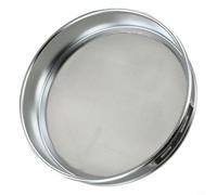 Setaccio in acciaio inox 20 cm con telaio cromato e griglia 304 per | Standard Test Setaccio Strumento per l'analisi della Polvere Sabbia Industria Alimentare