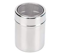 Setaccio in acciaio inox per farina, Agitatore per Zucchero in Polvere con Coperchio, Agitatore per Cappuccino, Per Spezie, cacao, 2,4x3,2 pollici