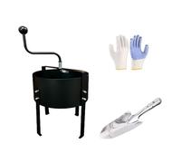 Setaccio in metallo resistente per la separazione del terreno e delle erbacce del giardino con efficienza di screening setaccio permanente da giardino