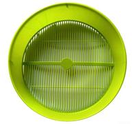 Setaccio in plastica leggera per drenaggio rapido per lavare frutta, verdura e cucinare cereali in cucina (verde)
