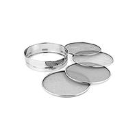 Setaccio intercambiabile in acciaio inox per farina chalni/colini/jaali/channi (argento)