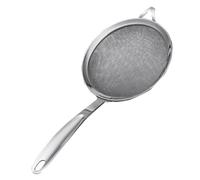 Setaccio Manuale in Acciaio Inox per Farina, Grani e Impasto | Rete Fine Uniforme, Filtrazione Precisa, per Impasto Liscio e Uso Domestico Farine, Miglio e Riso