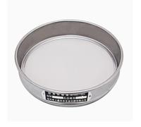 Setaccio per campionamento orticoltura, 1 pz Test Setaccio Laboratorio Standard di Campionamento Ispezione Farmacopea 304 SUS Filtro A Rete Cromata Telaio Diam. 20 Cm 10-200 Maglia(60 mesh(0.3mm))