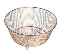 Setaccio per cestino della frutta in acciaio inox, colino in metallo per lo scolo dell’acqua, cestino di scarico a maglia fine con design alla moda per la e per servire la f