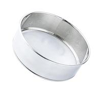 Setaccio per farina in acciaio inox pratico a maglie fini rotondo in polvere setaccio per zucchero professionale per torte setaccio per farina