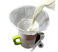 setaccio per farina, Setaccio for farina riutilizzabile a maglie fini, filtro for vino, succo, latte di soia, latte di noci, tè, sacchetto filtro in nylon, forma di ciotola, cibo(S 200mesh)