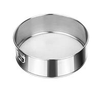 Setaccio per farina, setaccio per farina per cottura, setacci a maglia fine, setaccio per farina a maglia fine, 60 maglie setaccio rotondo in acciaio inossidabile 304 per cottura filtrare la polvere