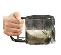 Setaccio per fiori da forno, con per una rapida sessione di zucchero a velo e come spolverino - Colino per polvere per farina da cucina | per casa cucina ristoranti caffetteria negozio