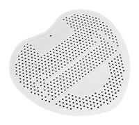 Setaccio per Orinatoio e Deodorante, Orinatoio Schermo, Filtro Orinatoio A Forma di Cuore, per Istituzioni Mediche e Luoghi Industriali, Eliminare l'odore Particolare, 19x17 x0,5 cm(Bianco)