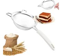 Setaccio per pasticceria | Colino in acciaio inox a doppio strato 30 leggings - Utensili da pasticceria per cucina domestica e ristorante professionale