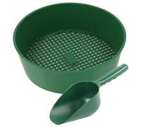 Setaccio per sabbia||||2 pezzi/set Setaccio per terreno rotondo in plastica per compost a rete per compost fine per terreno da giardinaggio Sporco, sabbia, roccia, filtrazi