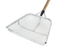 Setaccio per sabbia grande da giardino, pala in metallo, per escrementi di rettili, da giardino, filtro da terra, filtro efficiente per setacciare il terreno, strumento di raccolta per l'agricoltura