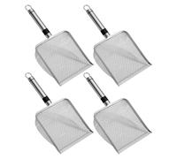 Setaccio per terreno da giardinaggio - Setaccio da giardino da 4 pezzi | Setacciio per compost a rete 2/2,8/3,8/5 mm con manico | palettta portatile versatile in acciaio inossidabile, pala per sporco