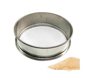 Setaccio per terreno da giardinaggio - Staccio da roccia resistente per secchi | setacio macinato zincato, colino a maglia fine - Setccio a setacci fine per riso | Setaccio a rete