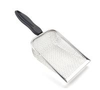 Setaccio per terreno da giardino in acciaio inox con manico per pala per | Questo setaccio da giardino in acciaio inossidabile filtra efficacemente pietre e detriti dal terreno raddoppiando come una