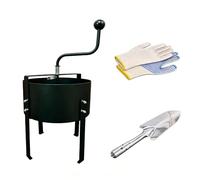 Setaccio per terreno di alta qualità con robusto telaio in metallo per un facile giardinaggio e paesaggistica filtro manuale del suolo