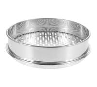 Setaccio per terreno per giardinaggio con foro rotondo | Setaccio da giardino in acciaio inox per casa, cucina, spiaggia, cortile, prato, scuola, fattoria, asilo nido