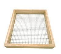 Setaccio per terreno, setaccio a rete da giardinaggio, filtro per compost resistente, filtro manuale portatile per la roccia, setaccio durevole per lo sporco, versatile strumento per rimuovere foglie