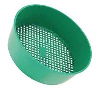 Setaccio per Terriccio Rotondo Verde da Giardino in Plastica | Uso Multifunzione, Adatto a Miscela da Vaso e Piccoli Granelli, Pratico da Portare in Cortile e Giochi Sabbia