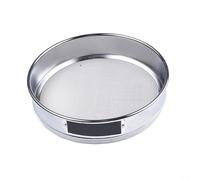 Setaccio per test a rete in acciaio inossidabile 304 cromato da 20 cm per ispezione di campioni e screening di laboratorio, opzioni di apertura da 4 a 600 maglie per industria, alimentare