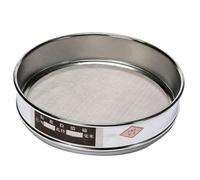 Setaccio professionale per test di laboratorio, diametro 20 cm, con telaio cromato e maglia fine in acciaio inossidabile 304 per analisi farmaceutica e industriale delle particelle (90 maglie)