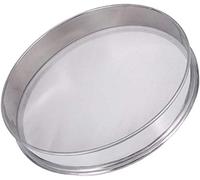 Setaccio Professionale Rotondo, Estrattore Del Polline Con Rete da 100 Micron, 0,15mm, Silver, Diametro 30 cm