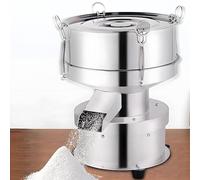 Setaccio Vibrante Automatico Per Polveri elettrico per polveri, in acciaio inox, per farina da 40+60 maglie, 1350 N/MIN per particelle di polvere