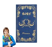 Setauoo Agenda giornaliera,Agenda 2025,Libri portatili sul piano 'agenda 2025 - Libro di scrittura, agenda accademica, agenda settimanale e mensile, agenda giornaliera per donne e uomini