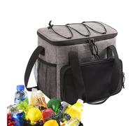 Setauoo Borsa Frigo Da Viaggio,Impermeabile in Tessuto Oxford con Portabottiglie - Borsa Portapranzo Per Pesca Auto Campeggio Piscina Lavoro Viaggio Golf Spiaggia | Attività All'aperto