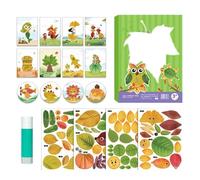 Setauoo Lavoretti per il Ringraziamento per Bambini, Creazione Autunnale Del Ringraziamento Con Foglie D'Autunno, Attività Manuali Divertenti Per Ragazzi E Ragazze A Casa A Scuola In Classe