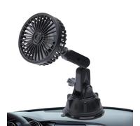 Setauoo ventilatore per auto, potente ventola di raffreddamento per veicoli con aspirazione, angolo silenzioso, girevole, con ventosa a 3 velocità, per veicoli e camion