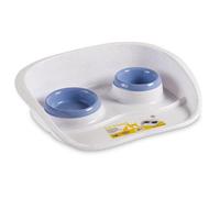 SETDINNER DOPPIA PORTA CIOTOLA SALVAPAVIMENTI SET DINNER PER CANE GATTO GATTI