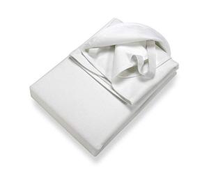 SETEX 14U2 070140 001 002 (SE0) - Coprimaterasso in Molton per incontinenza, con Angoli Elastici, Cotone, Bianco, 200 x 200 cm